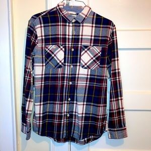 Men’s flannel button down shirt